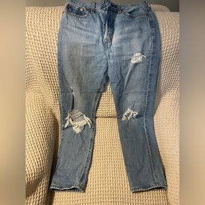 Levi’s Distressed Blue Jeans